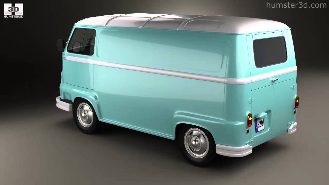 Renault Estafette Panel Van 1976 3D model by 3DModels.org