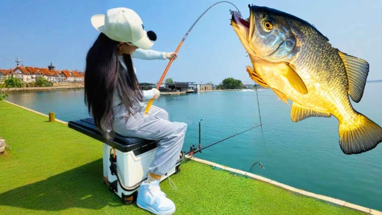 盤黑坑水庫囂張老闆！三個女人一台戲，收貨直接讓漁場老闆破防！ 【女釣友微微】