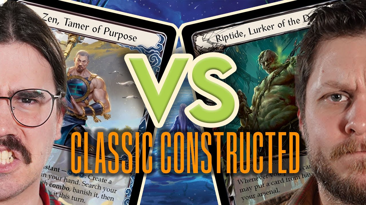 FABTCG Classic Constructed Gameplay | Bill (Zen) VS Jay (Riptide)