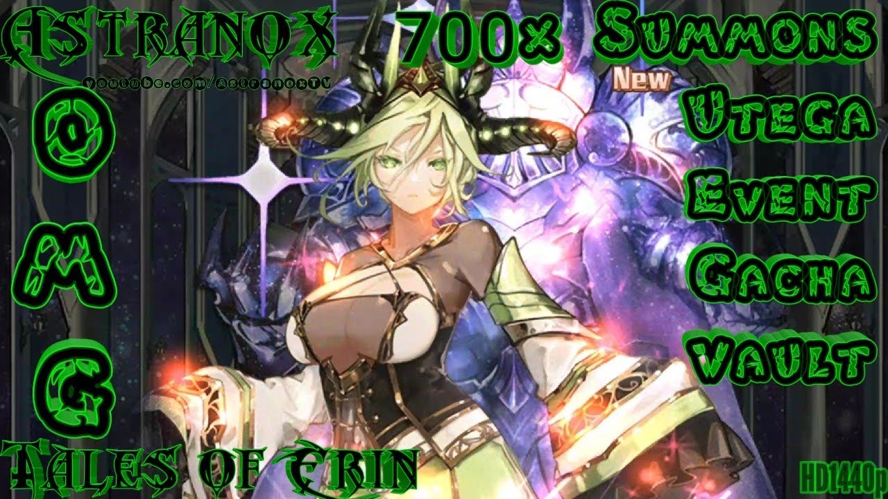 TALES OF ERIN Summon Utega Event Gacha Vault - 700 Summons in the Restored Vault - Free 5* Hero F2P