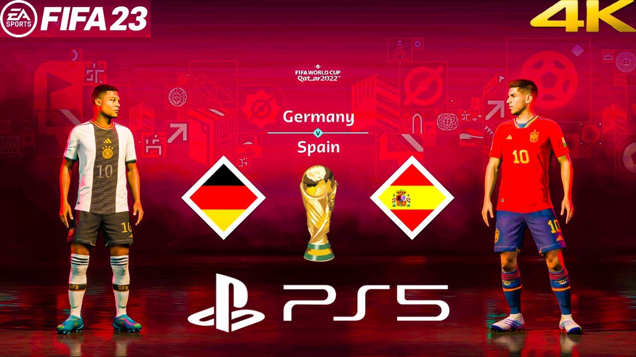 FIFA 23 - GERMANY VS SPAIN  - Qatar Final 2022 | PS5™ [4K60fps]