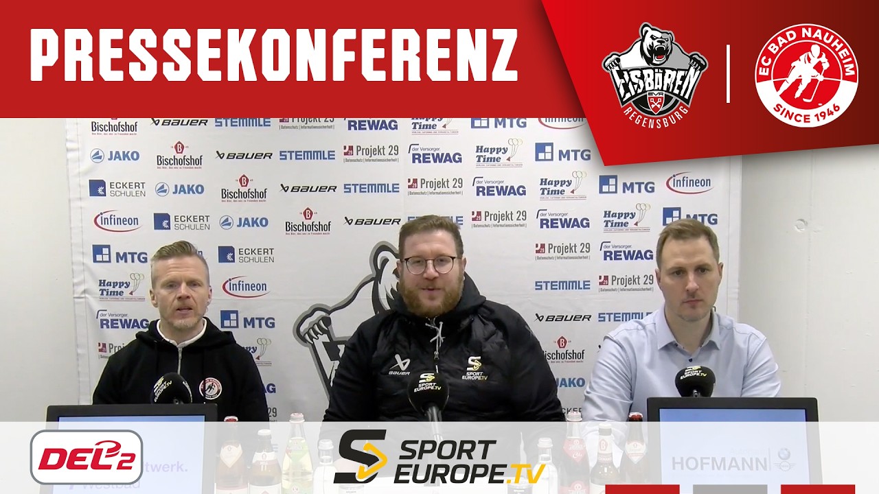 PRESSEKONFERENZ - EISBÄREN REGENSBURG - EC BAD NAUHEIM - 06.02.2026