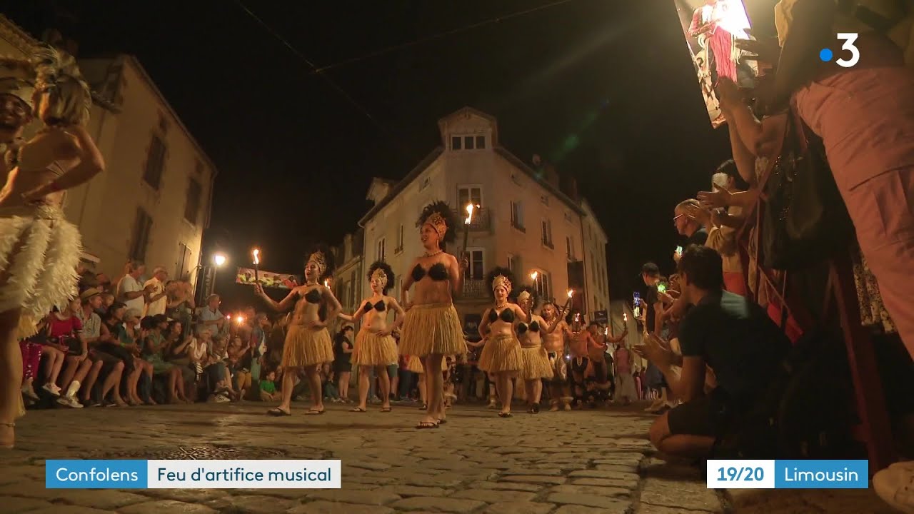 Confolens : feu d'artifice musical