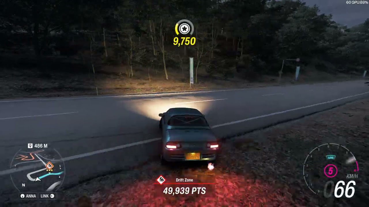 144.768 pts Seaside Trail Driftzone WR ( Forza Horizon 6 )