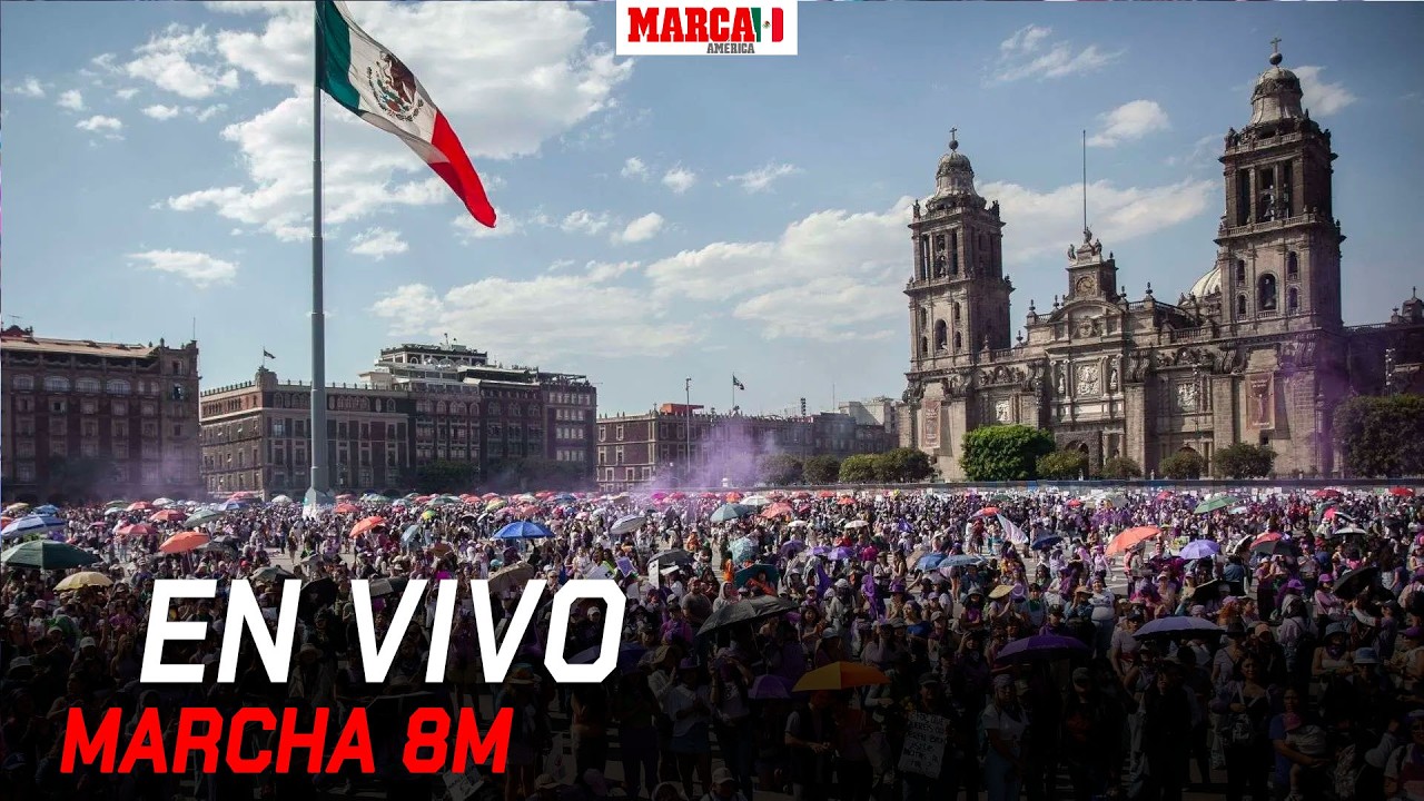 Marcha 8M desde el Z&oacute;calo | EN VIVO