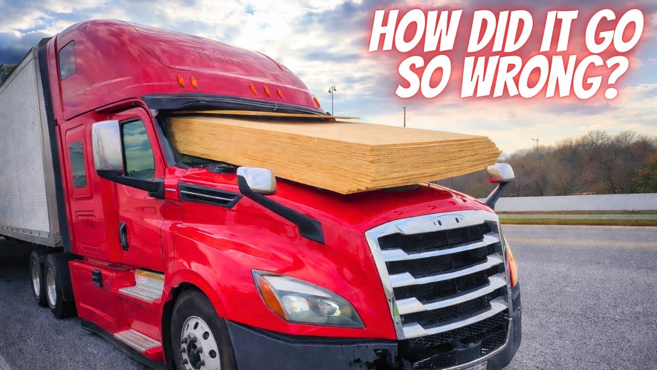 TRUCKER&rsquo;S NIGHTMARE &ndash; Bad drivers & Driving fails #1490