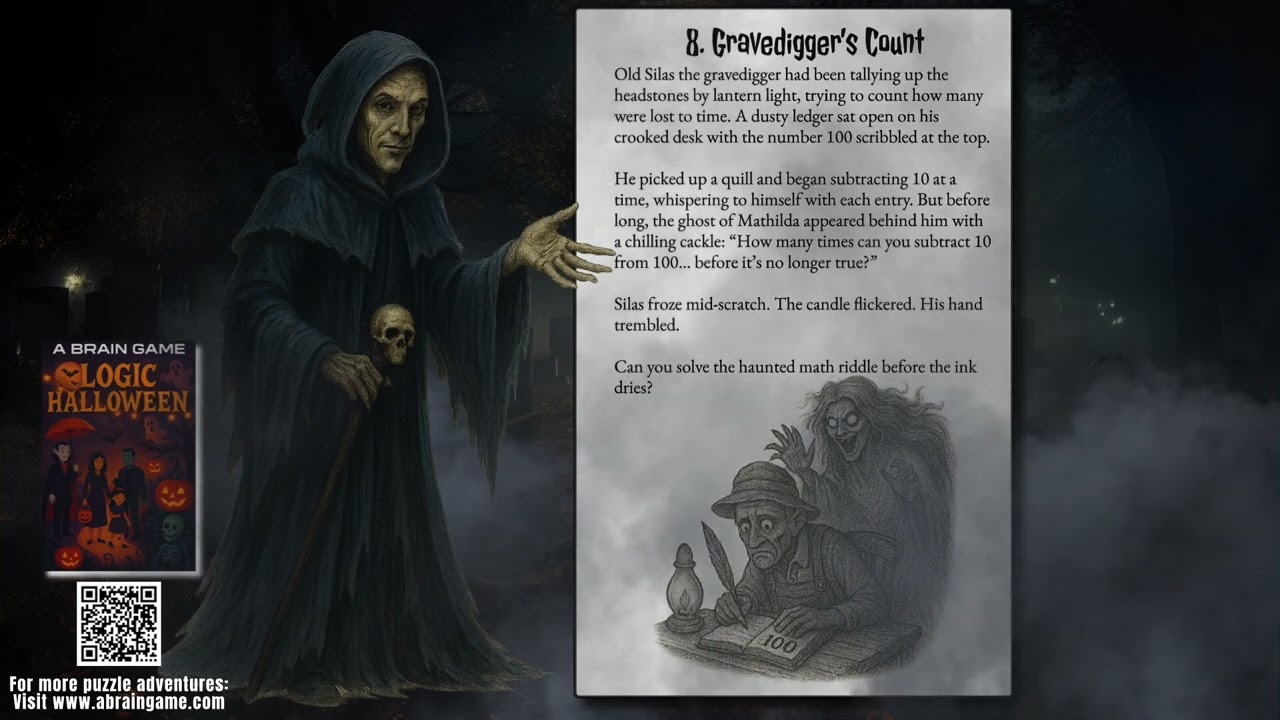 FREE Puzzle of the Day #9 Logic Halloween