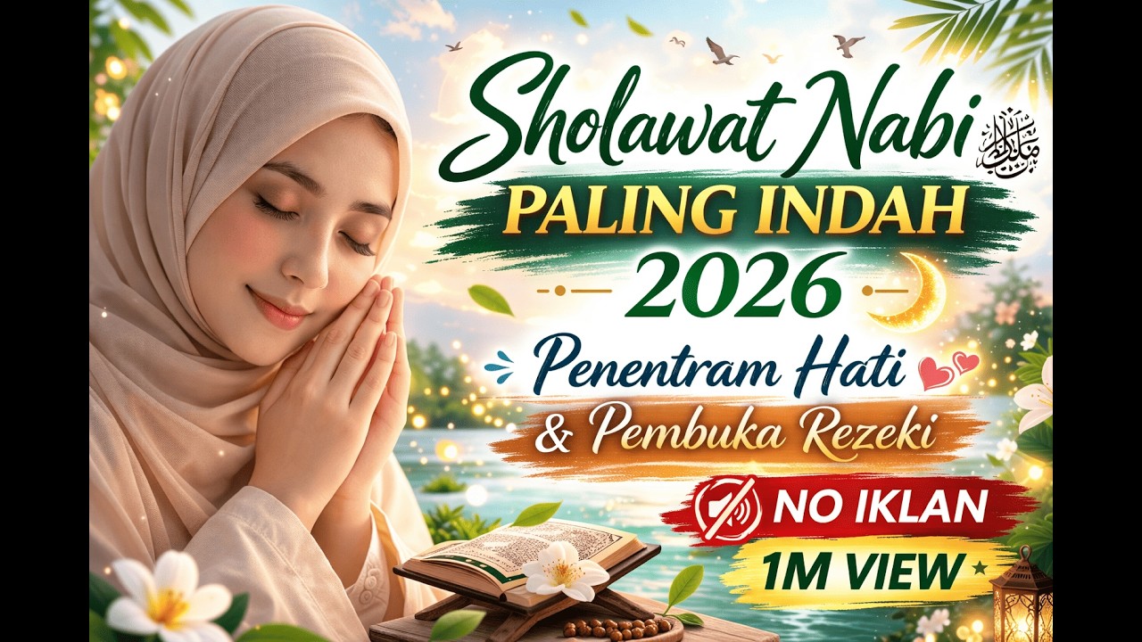 Sholawat Nabi Paling Indah 2026 🌙 Penentram Hati & Pembuka Rezeki | Sholawat Penyejuk Hati