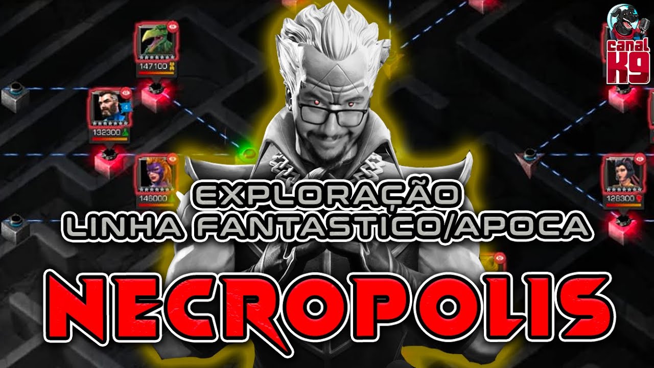 Exploração NECRÓPOLIS - Linha Elástico/Apoca - Marvel Torneio de Campeões | MCoC