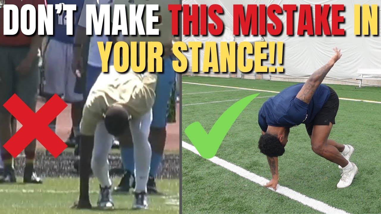 The PERFECT 40 Yard Dash Stance!