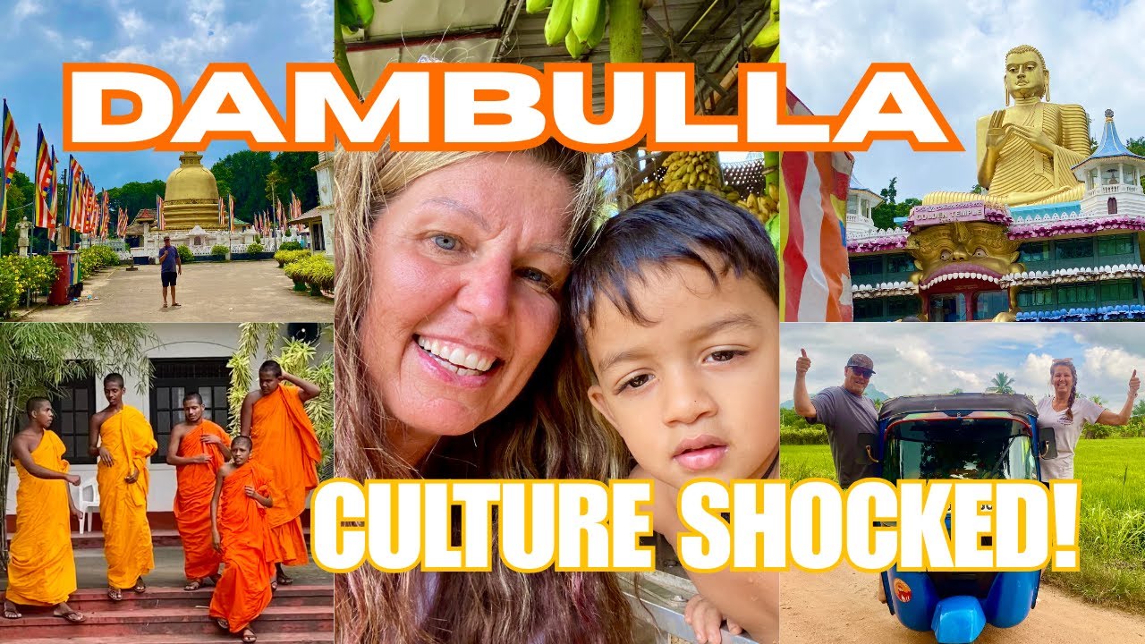 DAMBULLA Culture Shocked! | Sri Lanka Tuk Tuk Adventures, Homestay Life & Ancient Temples