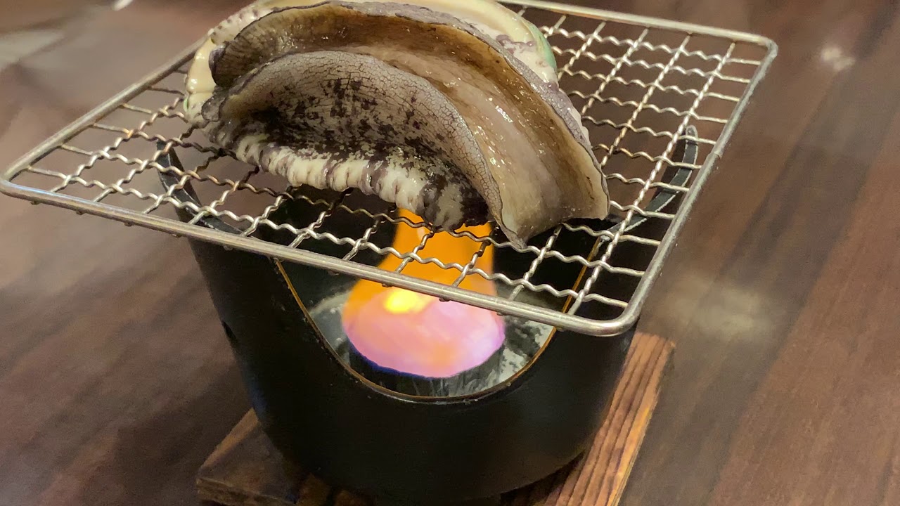 Japanese Abalone cooked ALIVE!