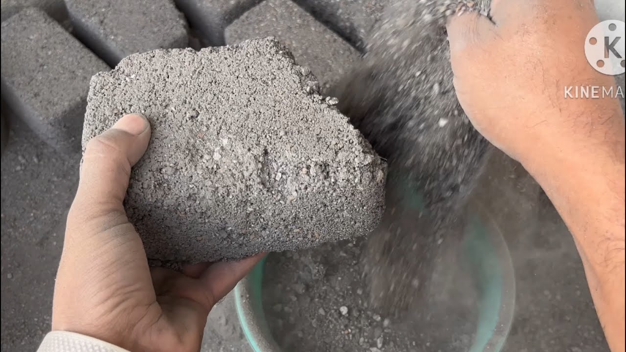 Dusty 🌪️🌪️charcoal stones dry water crumbling #satisfying #asmr