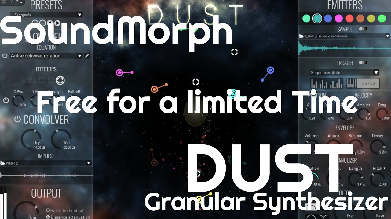 DUST Granular  Synthesizer by SoundMorph (No Talking)