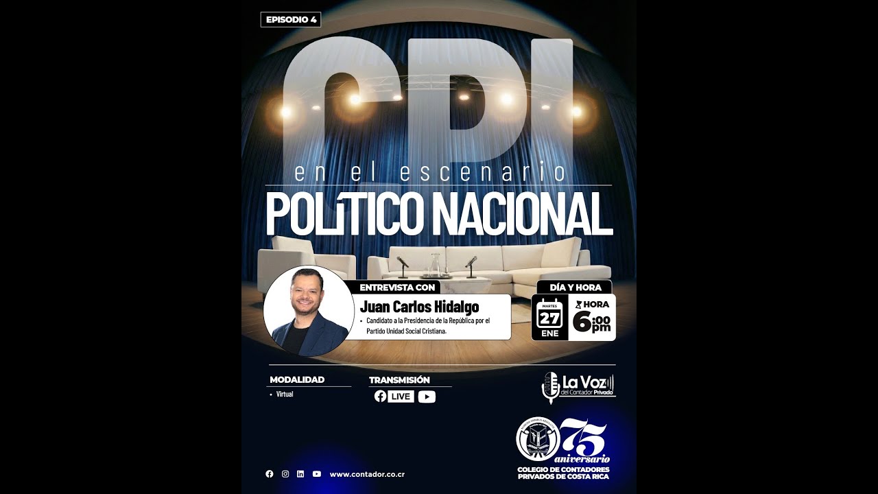 CPI Escenario Político Nacional con Juan Carlos Hidalgo,  por el Partido Unidad Social Cristiana