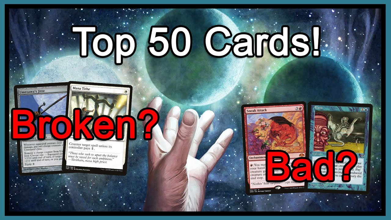 My Top 50 Vintage Cube Cards