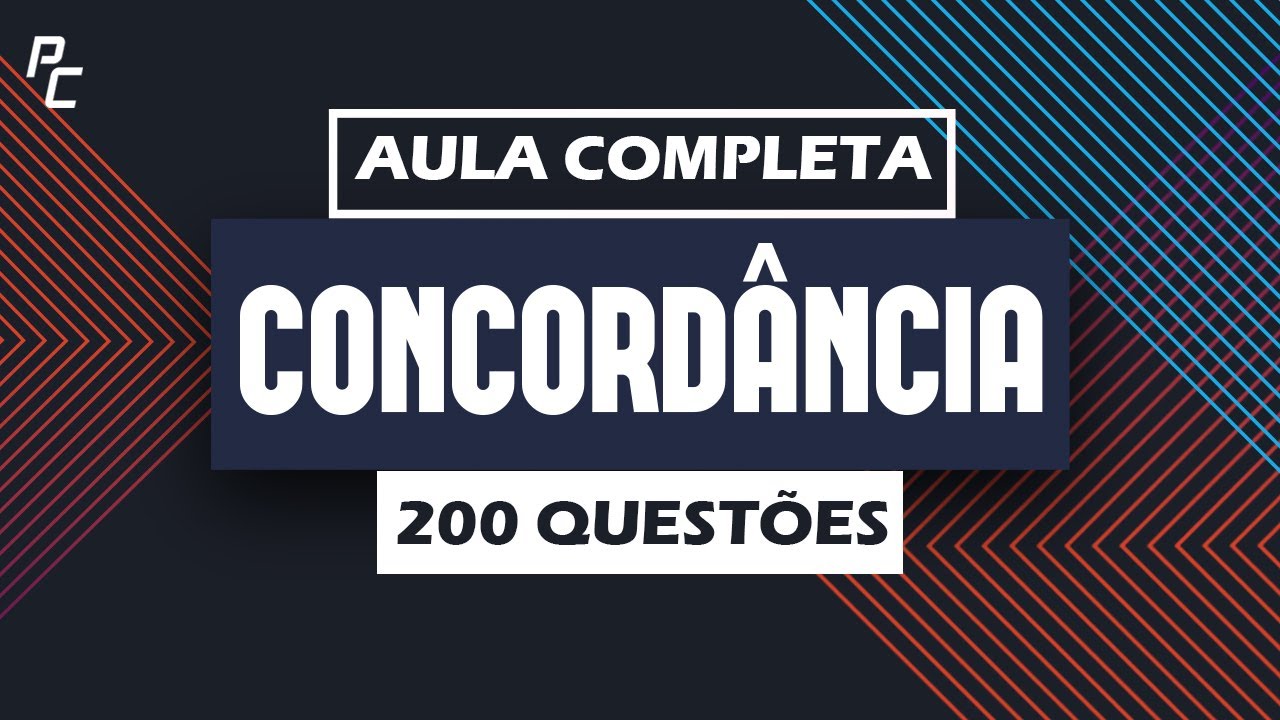CONCORDÂNCIA (200 QUESTÕES)