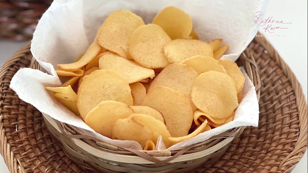 Crispy Arrowhead Chips  - CNY snack | 香脆炸慈菇片/炸芽菇片 ~ 新年香口小吃