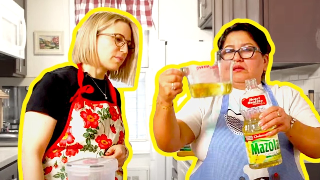 Выпечка хасидского кипелаха (ругелаха?) с Марией