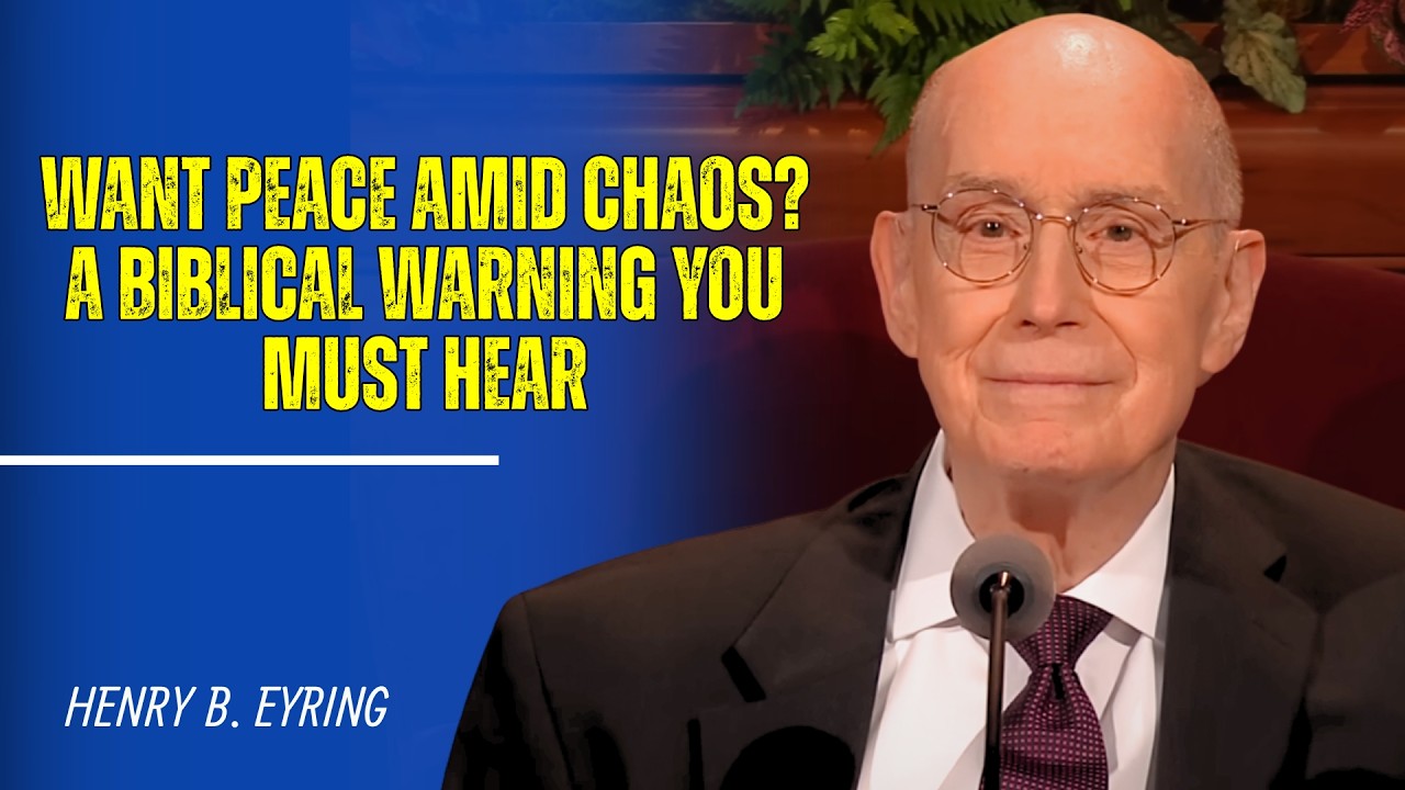 Henry B. Eyring | Want peace amid chaos? A biblical warning you must hear