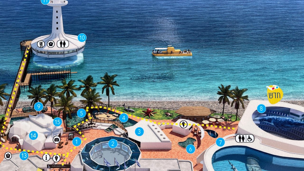 The Underwater Observatory Marine Park in Eilat,Israel ❤️(Part1)