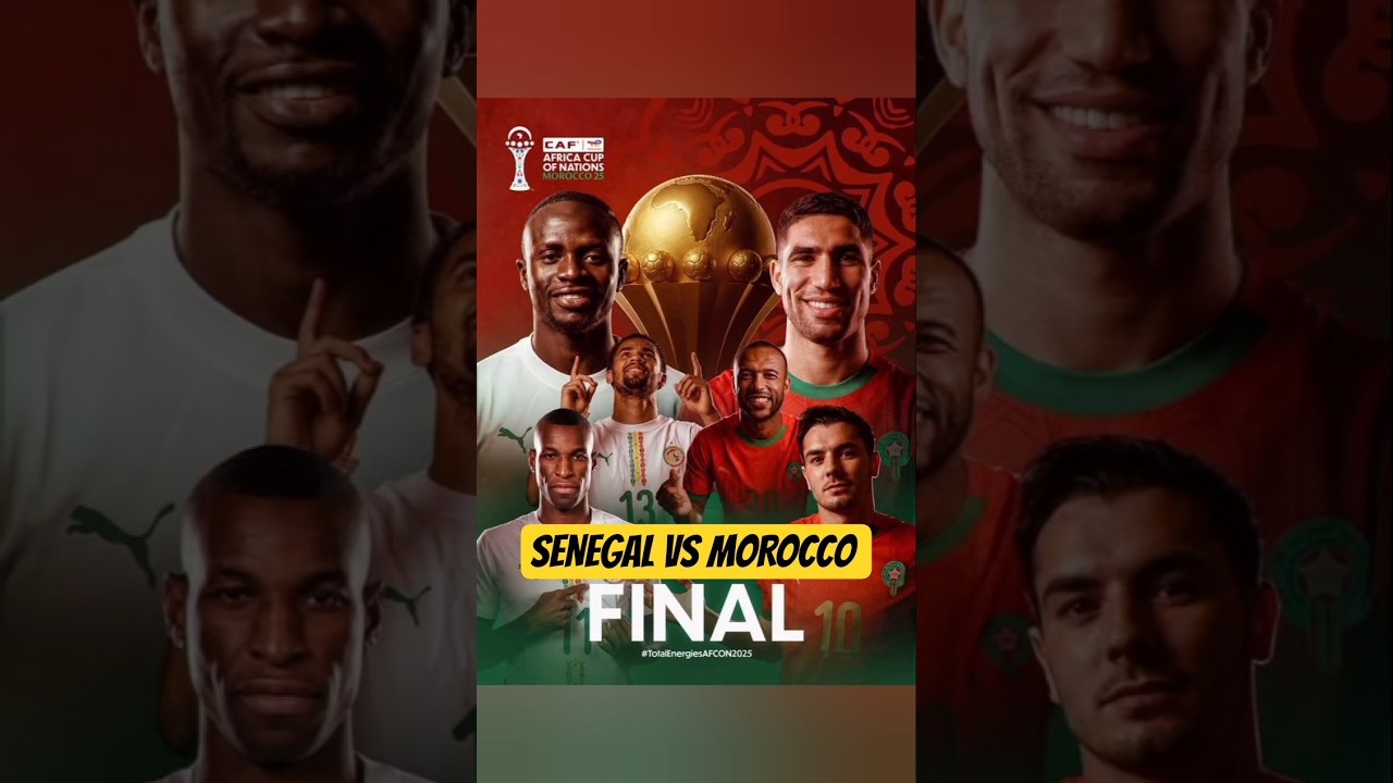 FAINALI AFCON 2025: SENEGAL vs MOROCCO 🏆⚡🔥 #football
