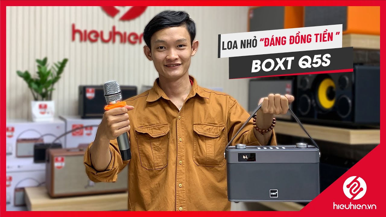 Loa Karaoke Mini BOXT Q5S - Chất Âm Reverb Siêu Hay [Hieuhien.vn]