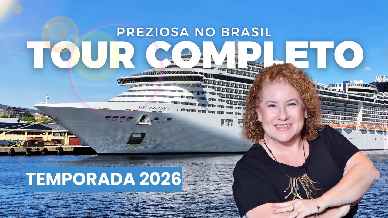 MSC PREZIOSA Cruise Ship Tour e DICAS INCR&Iacute;VEIS