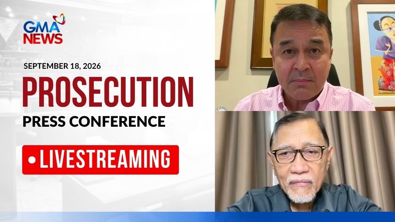 LIVE - House prosecution team press conference (Sept. 18, 2026) - Replay | GMA News