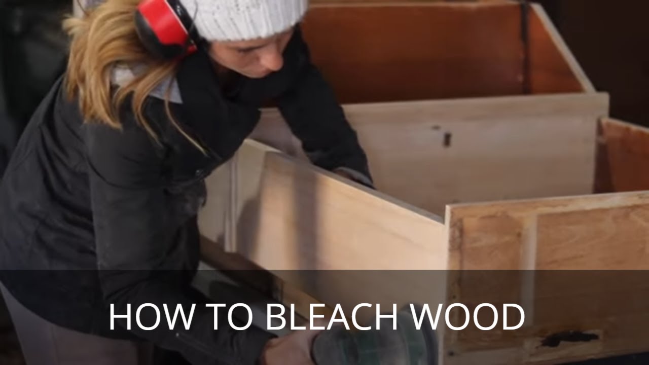 How to Bleach Wood | Bleaching out Wood Stain