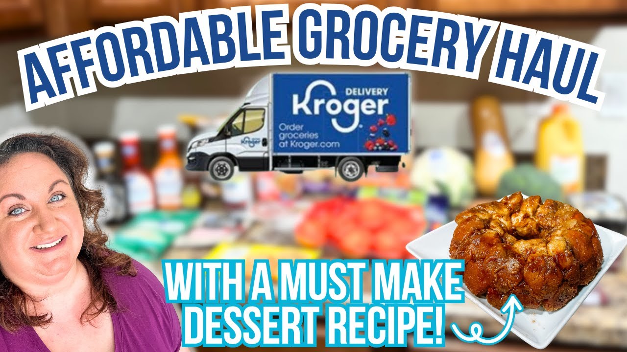 Budget-Friendly Kroger Haul + An Easy Holiday Dessert You’ll Love - Cranberry Monkey Bread!