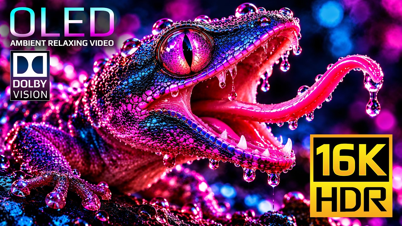 BEST OLED Display Test in 16K Dolby Vision HDR 120fps for 4K &bull; 8K Video Ultra HD TVs