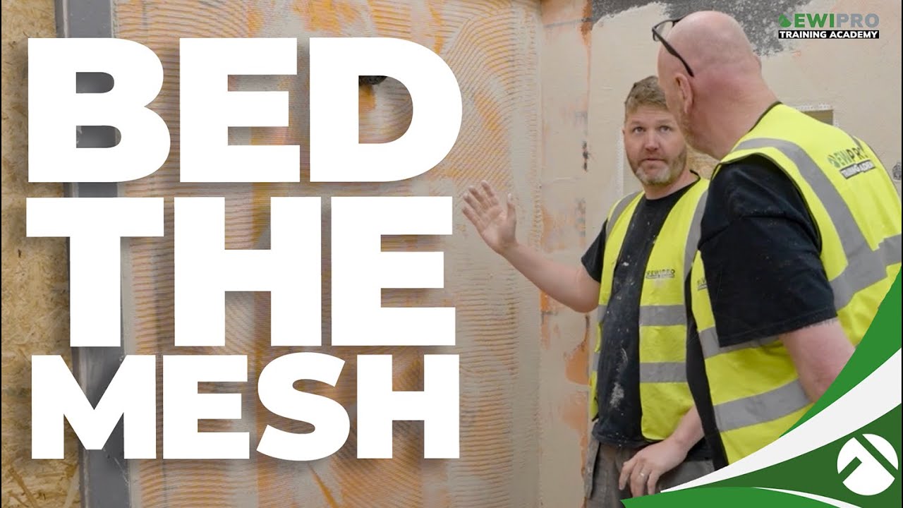 12.Embedding mesh into the basecoat
