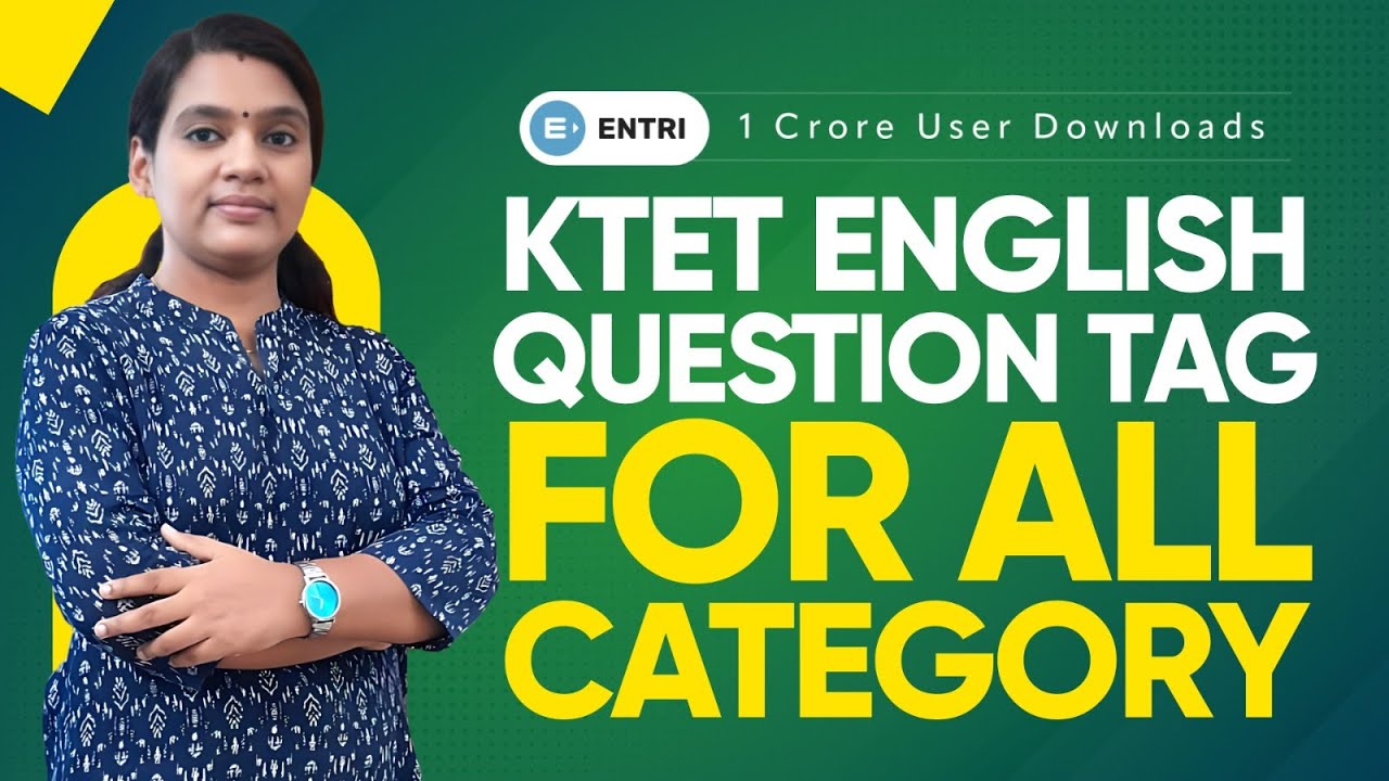 KTET Exam | English Question Tag | For All Category| Entri Teaching Malayalam