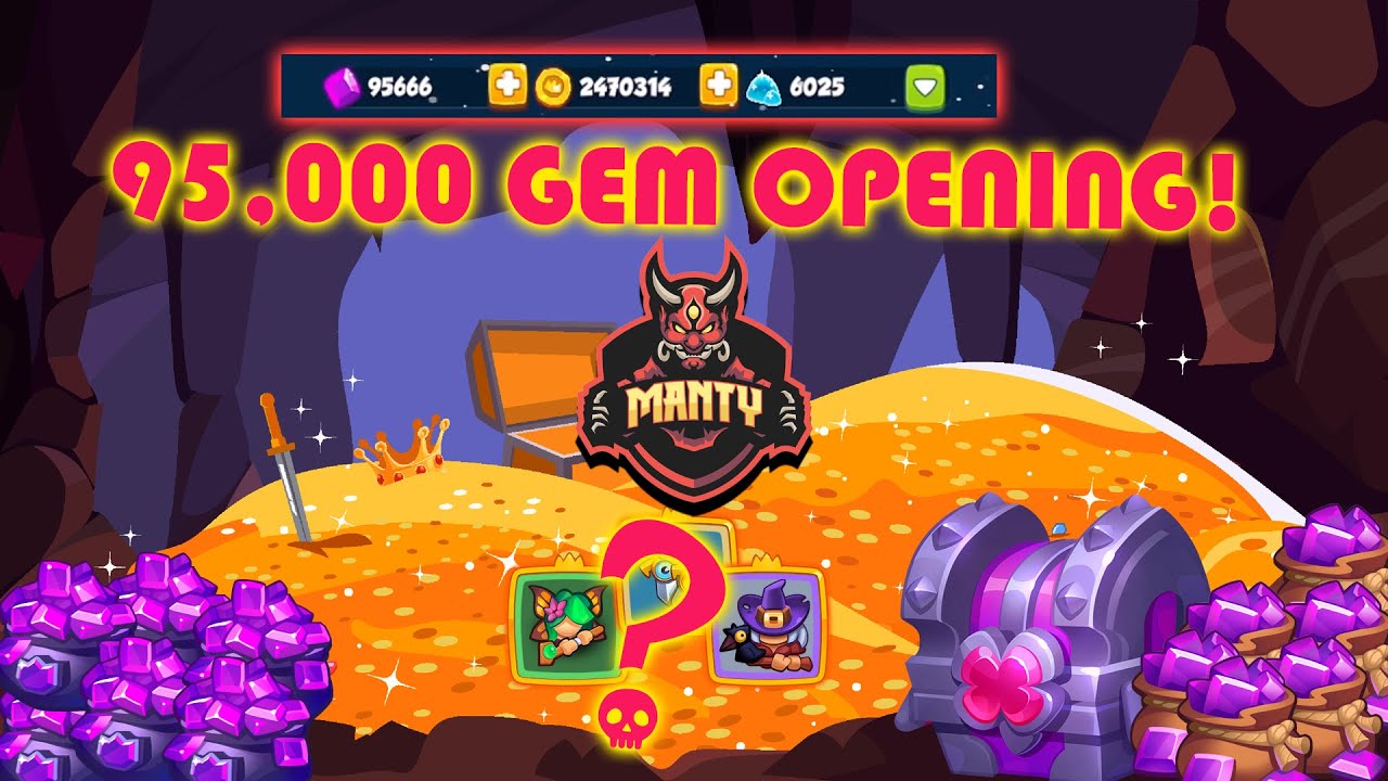 BIGGEST OPENING EVER 95000 GEMS AND 8000 DUST