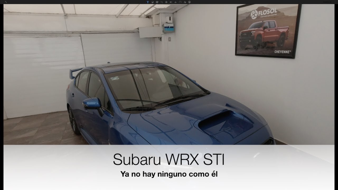 Subaru WRX STI. Es como México, no hay otro igual.
