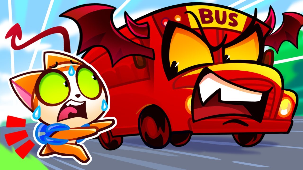 😈 Autobús Demonio VS Autobús Ángel | Historias de Autobuses Escolares 😻