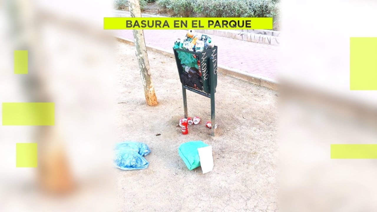 Peleas, suciedad y botellones en un parque infantil de Carabanchel