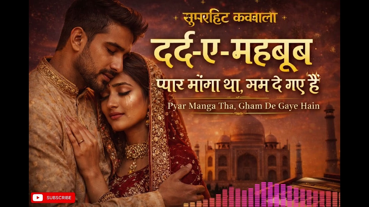 Dard-E-Ishq Qawwali 2026 | Pyar Manga Tha Gham Mil Gaya |TajMahal sed Song .Heart Touching Sufi Song