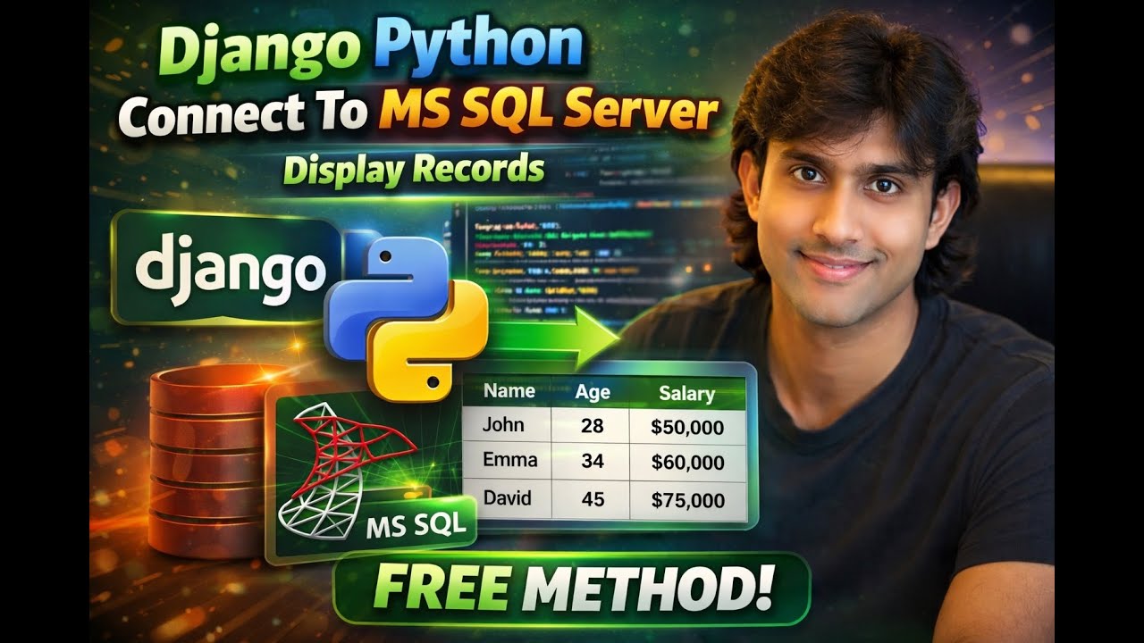 Как подключить Django к MS SQL Server и отображать записи (2026)