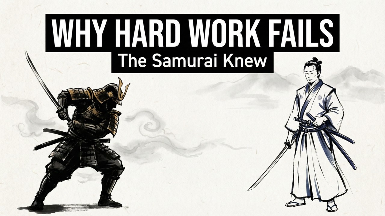 Why Hard Work Doesn’t Work for You (The Samurai Knew This)