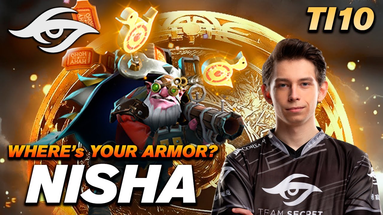 Nisha Sniper - Secret vs SG esports - Dota 2 The International 10