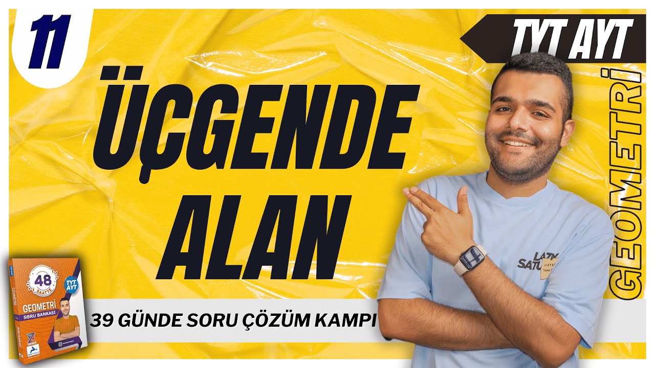 📐Üçgende Alan Soru Çözümü 🔥39 Günde TYT-AYT Geometri Kampı | 11.Gün - Merkeze Teğet