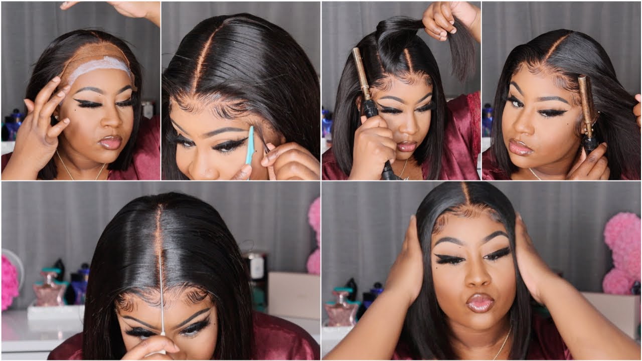HOW I GET MY LACE WIGS FLAT & SLEEKY | SO CHAR