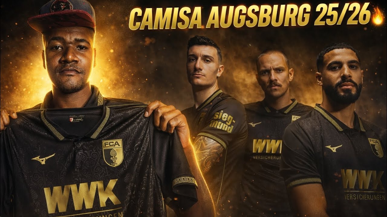 Camisa 3 Ausburg 25/26 Direto da CSSBUY. Uma camisa Absurda de Linda.