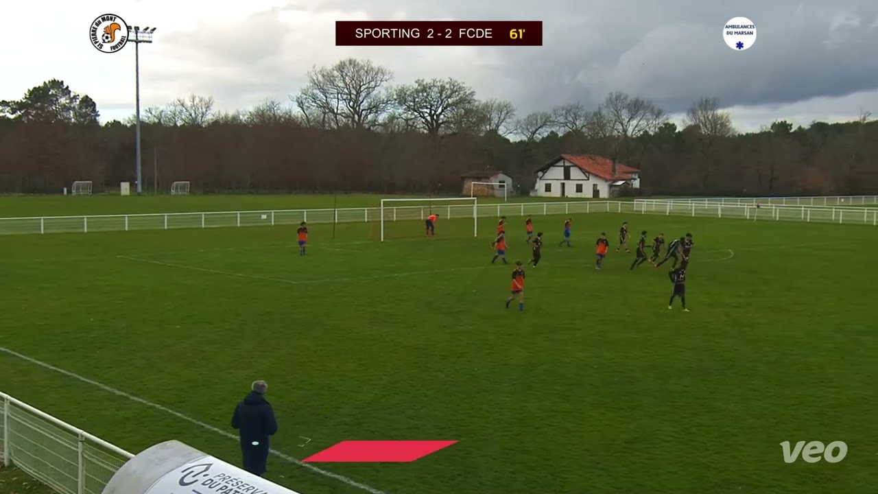 Résumé U18 D2 J5 Sporting - Doazit Ent. 2 280226 4-4
