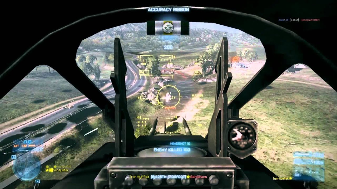 Battlefield 3 Jet Gameplay | 67-1 | Rush | Caspian Border | 1ron-tjunfisk