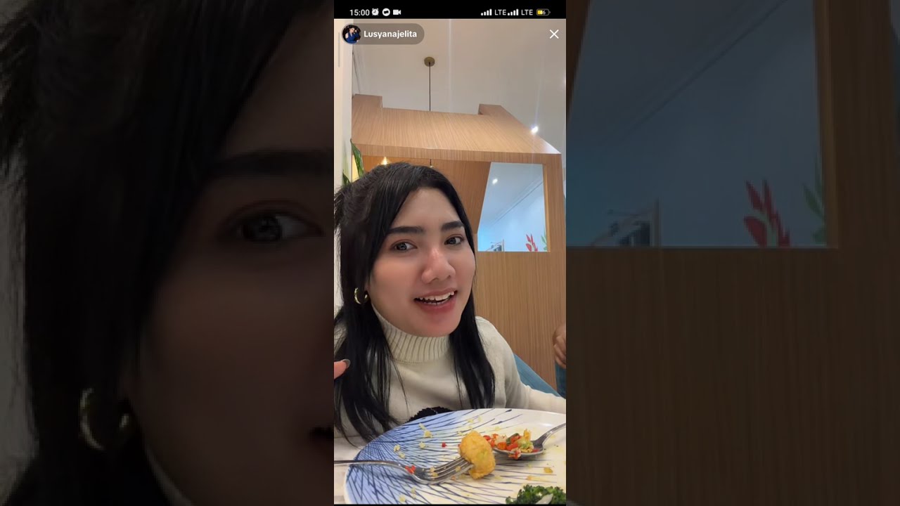 LUSYANA JELITA LIVE MAKAN BARENG DOI DI SAMARINDA