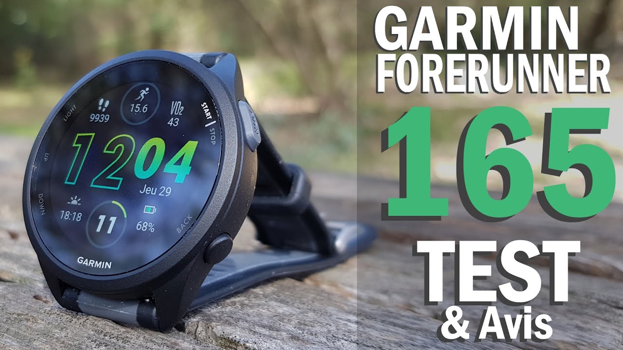 Test Garmin Forerunner 165 : AMOLED et excellent rapport qualité-prix !