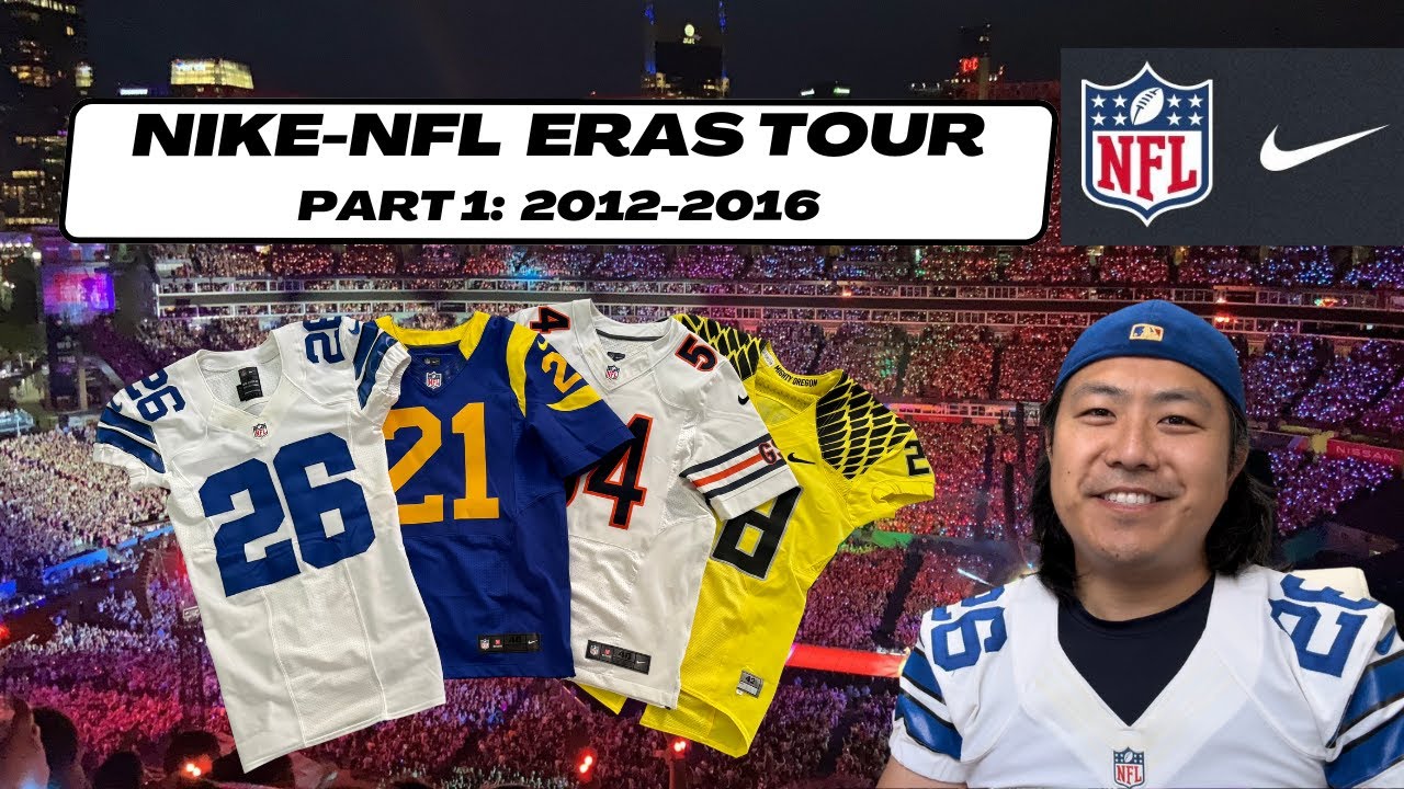 Part 1: Nike-NFL Eras Tour (2012-2016) Authentic Game Worn Jersey Collection Review Documentary